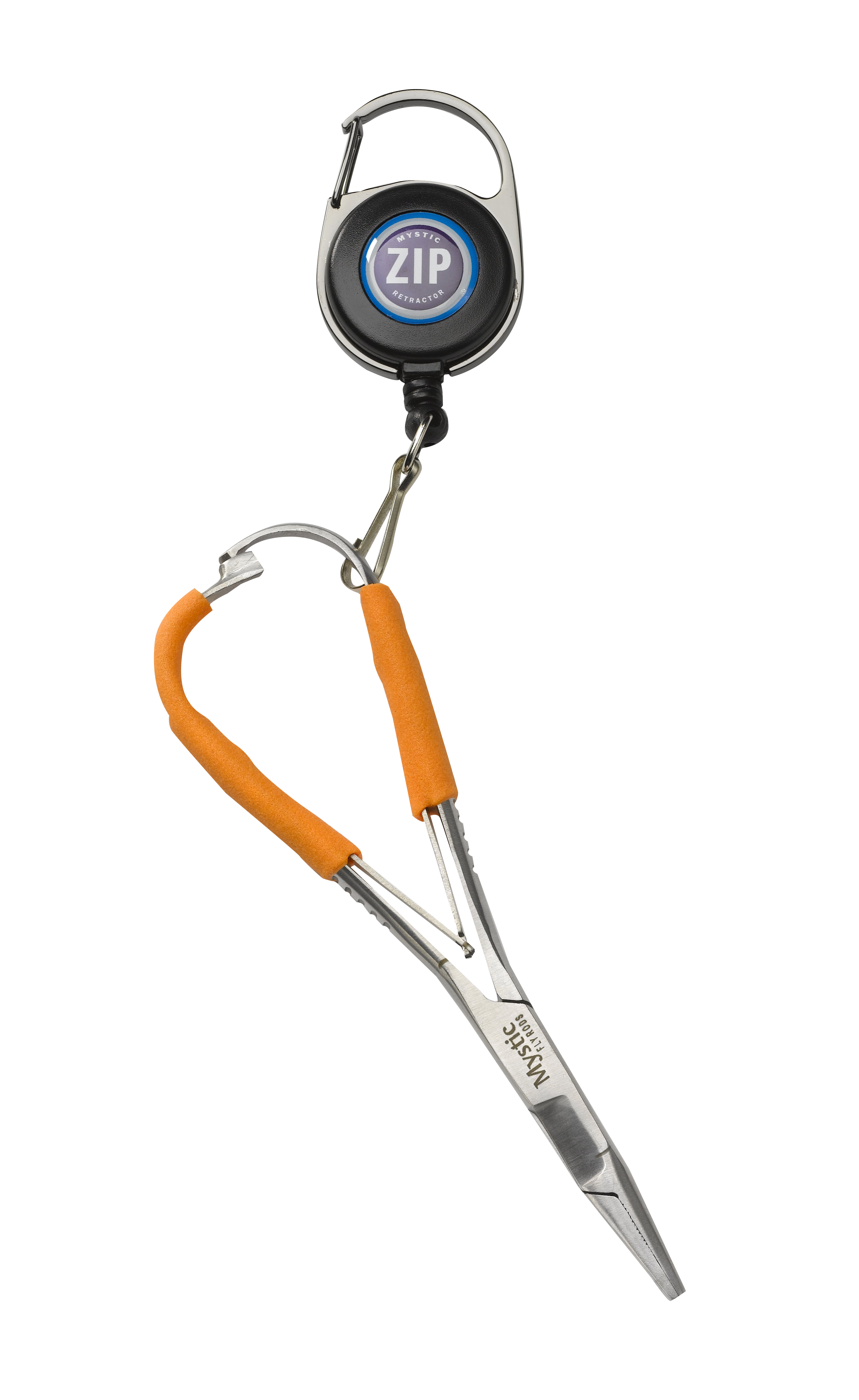 Retractable Zinger with Fly Fishing Pliers