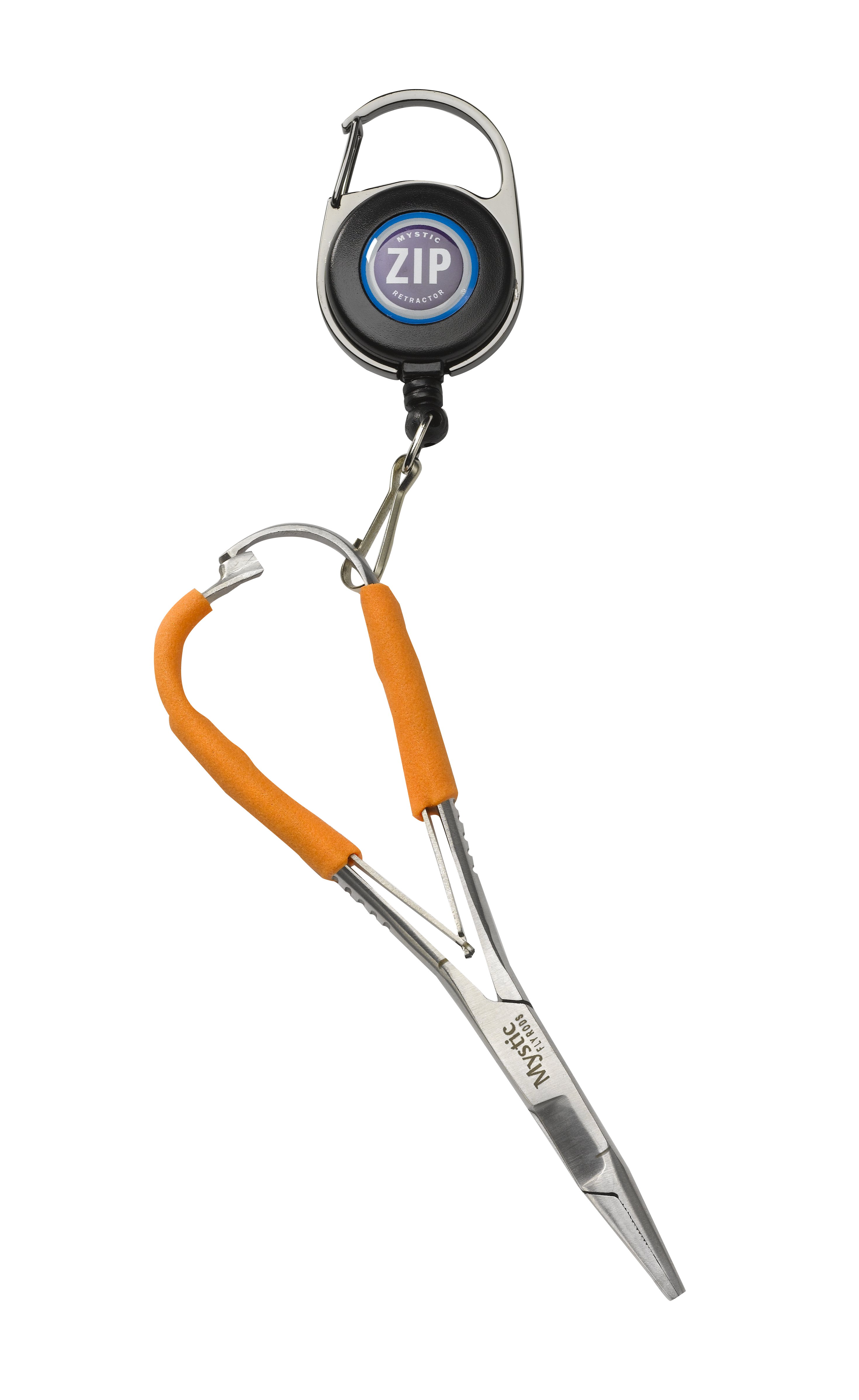 Retractable Zinger with Fly Fishing Pliers | Mystic Outdoors